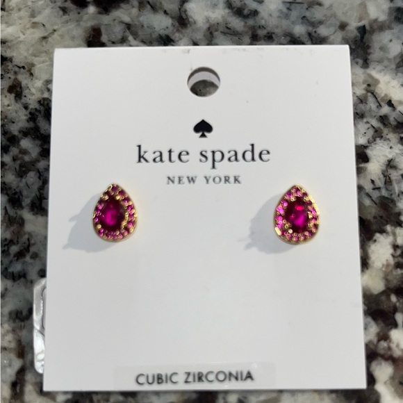 kate spade Jewelry - Kate Spade Light Up The Room Stud Earrings in Pink